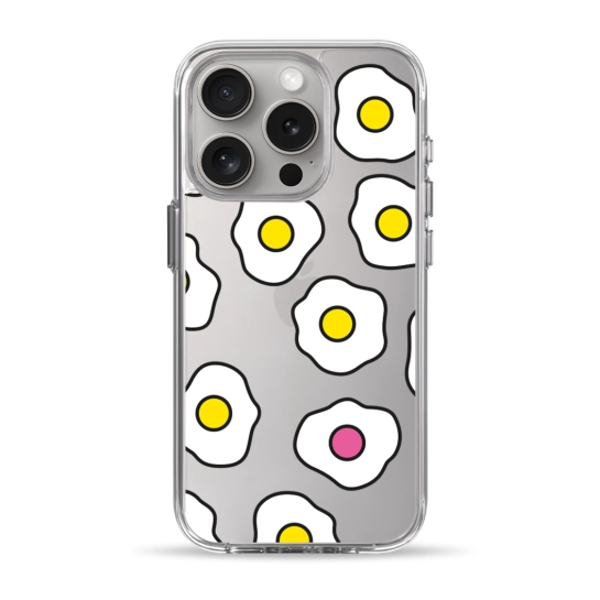 Чохол Pump Clear Case for iPhone 15 Pro Fried Eggs