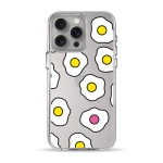 Чехол Pump Clear Case for iPhone 15 Pro Max Fried Eggs
