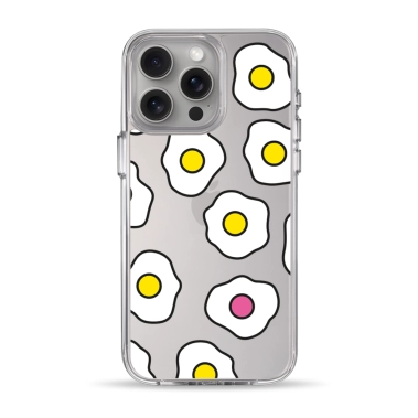 Чохол Pump Clear Case for iPhone 15 Pro Max Fried Eggs - цена, характеристики, отзывы, рассрочка, фото 1
