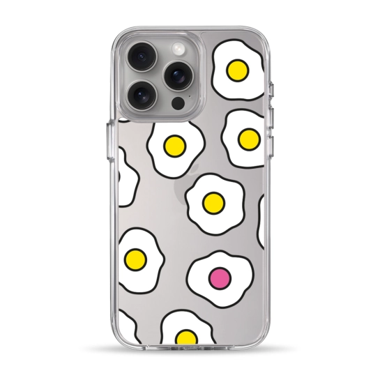 Чохол Pump Clear Case for iPhone 15 Pro Max Fried Eggs