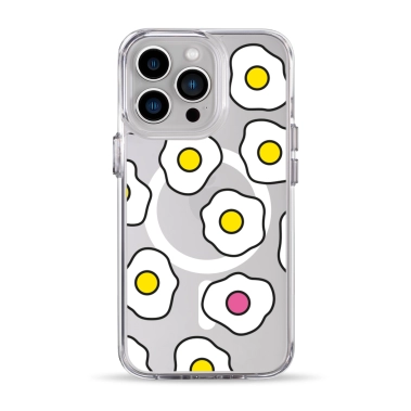 Чохол Pump Clear Case with MagSafe for iPhone 13 Pro Fried Eggs - цена, характеристики, отзывы, рассрочка, фото 1