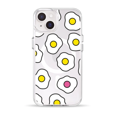 Чохол Pump Clear Case with MagSafe for iPhone 14 Fried Eggs - цена, характеристики, отзывы, рассрочка, фото 1
