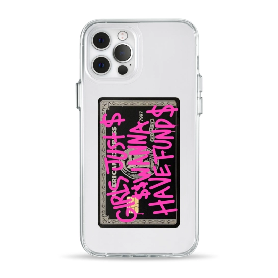 Чохол Pump Clear Case for iPhone 12/12 Pro Fund Girls