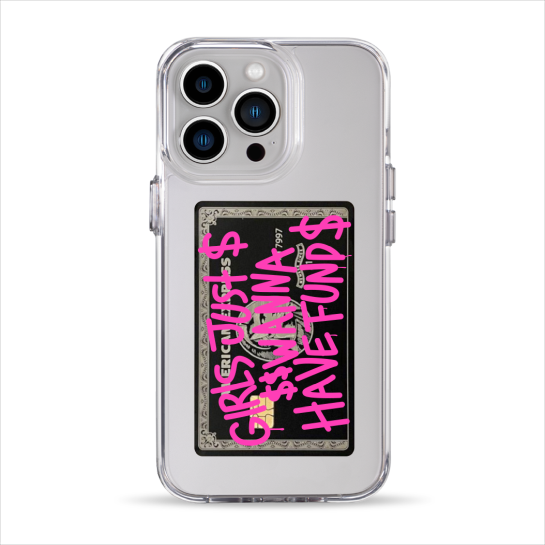 Чехол Pump Clear Case for iPhone 13 Pro Fund Girls - цена, характеристики, отзывы, рассрочка, фото 1