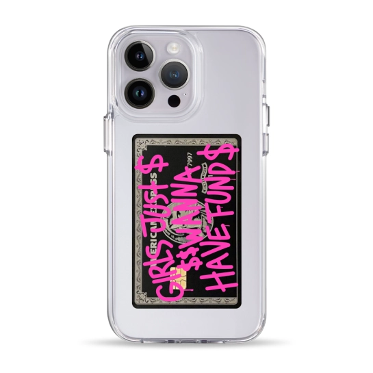 Чехол Pump Clear Case for iPhone 14 Pro Max Fund Girls