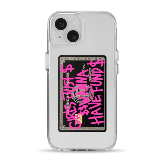 Чехол Pump Clear Case for iPhone 15 Fund Girls