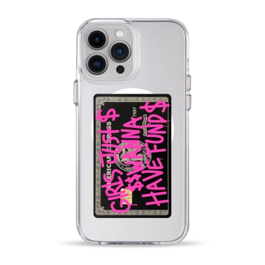 Чехол Pump Clear Case with MagSafe for iPhone 13 Pro Max Fund Girls - цена, характеристики, отзывы, рассрочка, фото 1