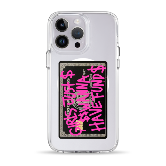 Чохол Pump Clear Case with MagSafe for iPhone 14 Pro Fund Girls - ціна, характеристики, відгуки, розстрочка, фото 1