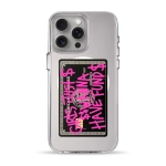Чохол Pump Clear Case with MagSafe for iPhone 15 Pro Max Fund Girls
