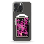 Чохол Pump Clear Case with MagSafe for iPhone 16 Pro Fund Girls