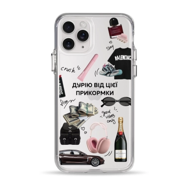 Чехол Pump Clear Case for iPhone 11 Good Vibes Only - цена, характеристики, отзывы, рассрочка, фото 1