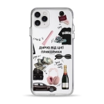 Чехол Pump Clear Case for iPhone 11 Pro Max Good Vibes Only