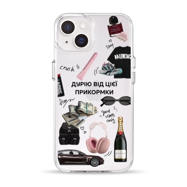 Чохол Pump Clear Case for iPhone 14 Good Vibes Only - цена, характеристики, отзывы, рассрочка, фото 1