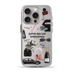 Чехол Pump Clear Case for iPhone 15 Pro Good Vibes Only