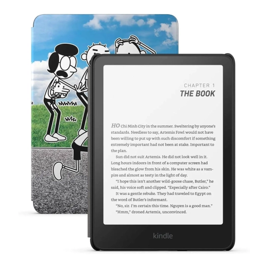 Электронная книга Amazon Kindle Paperwhite Kids 12th Gen. 16GB Black with Diary of a Wimpy Kid Cover 2024