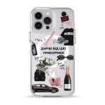 Чохол Pump Clear Case with MagSafe for iPhone 13 Pro Max Good Vibes Only