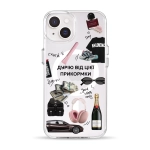 Чохол Pump Clear Case with MagSafe for iPhone 14 Good Vibes Only