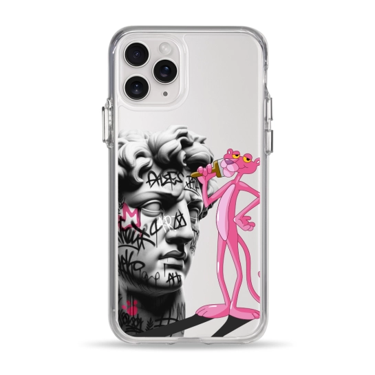 Чохол Pump Clear Case for iPhone 11 Pro Graffity Panther