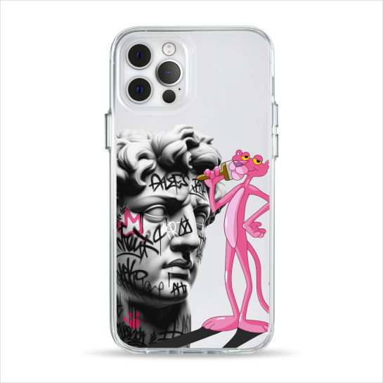 Чехол Pump Clear Case for iPhone 12/12 Pro Graffity Panther - цена, характеристики, отзывы, рассрочка, фото 1