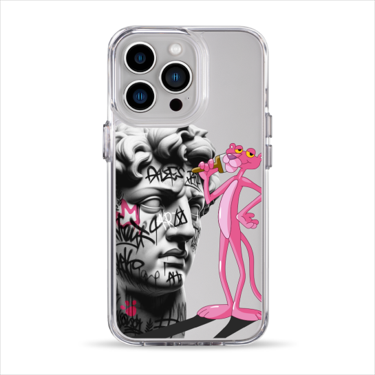 Чехол Pump Clear Case for iPhone 13 Pro Graffity Panther - цена, характеристики, отзывы, рассрочка, фото 1