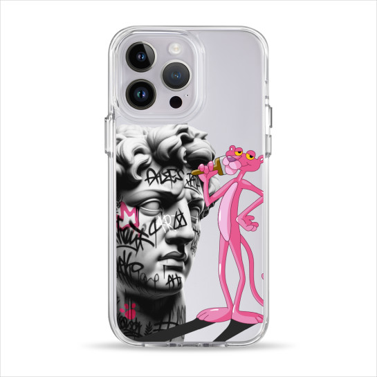 Чохол Pump Clear Case for iPhone 14 Pro Graffity Panther - ціна, характеристики, відгуки, розстрочка, фото 1