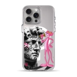 Чехол Pump Clear Case with MagSafe for iPhone 15 Pro Max Graffity Panther