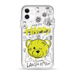 Чехол Pump Clear Case for iPhone 11 Happy vedmid