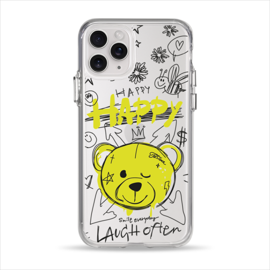 Чехол Pump Clear Case for iPhone 11 Pro Happy vedmid - цена, характеристики, отзывы, рассрочка, фото 1