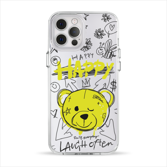 Чехол Pump Clear Case for iPhone 12 Pro Max Happy vedmid - цена, характеристики, отзывы, рассрочка, фото 1