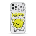 Чехол Pump Clear Case for iPhone 12/12 Pro Happy vedmid