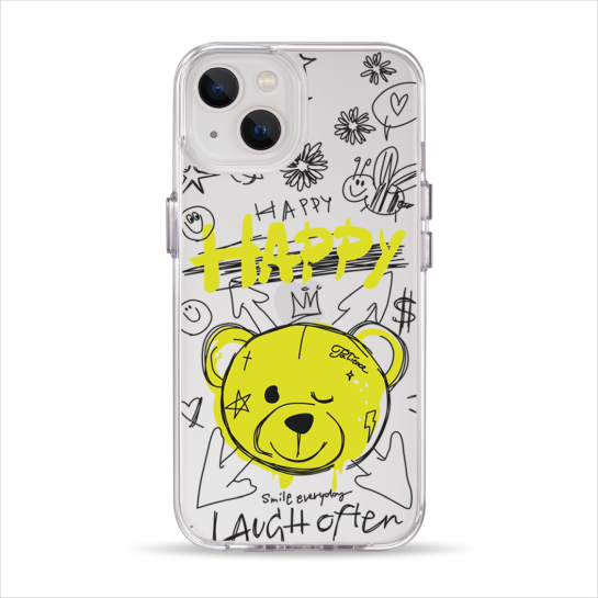 Чехол Pump Clear Case for iPhone 13 Happy vedmid - цена, характеристики, отзывы, рассрочка, фото 1