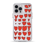 Чехол Pump Clear Case for iPhone 13 Pro Max Hearts