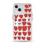 Чохол Pump Clear Case with MagSafe for iPhone 13 Hearts