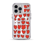 Чохол Pump Clear Case with MagSafe for iPhone 13 Pro Hearts