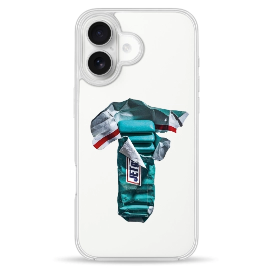 Чехол Pump Clear Case for iPhone 16 JET Gum