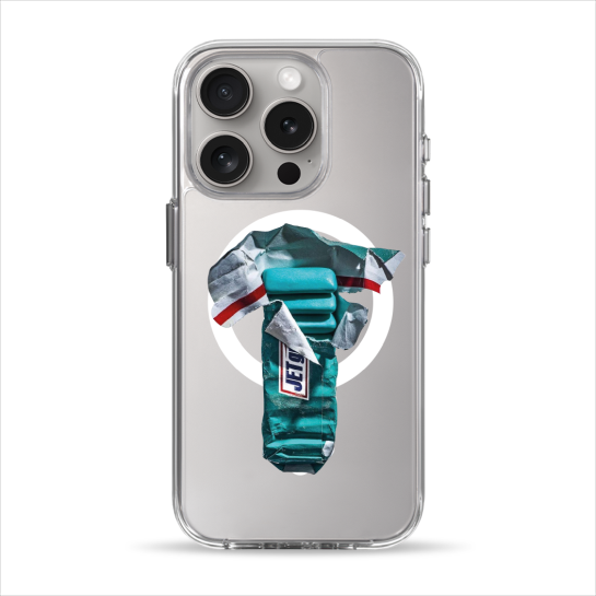 Чехол Pump Clear Case with MagSafe for iPhone 15 Pro JET Gum - цена, характеристики, отзывы, рассрочка, фото 1