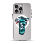 Чехол Pump Clear Case with MagSafe for iPhone 15 Pro Max JET Gum