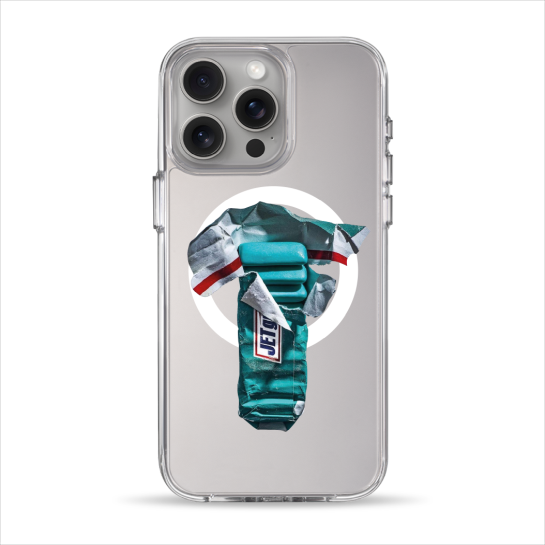 Чехол Pump Clear Case with MagSafe for iPhone 15 Pro Max JET Gum - цена, характеристики, отзывы, рассрочка, фото 1