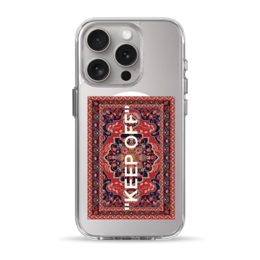 Чохол Pump Clear Case with MagSafe for iPhone 15 Pro KEEP OFF - цена, характеристики, отзывы, рассрочка, фото 1