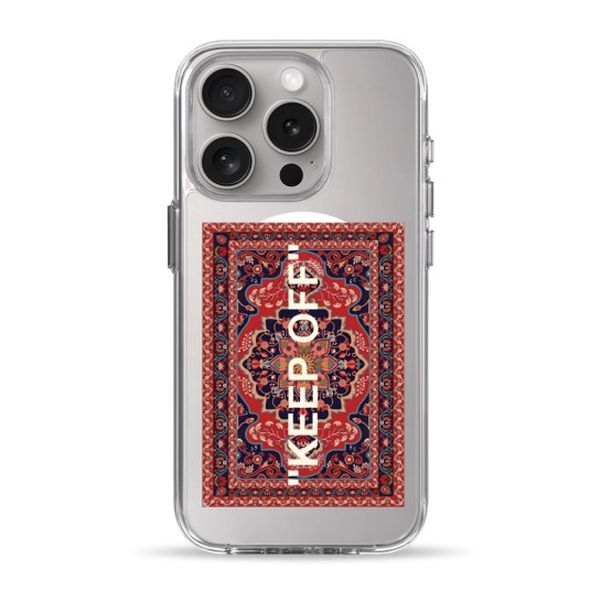 Чохол Pump Clear Case with MagSafe for iPhone 15 Pro KEEP OFF