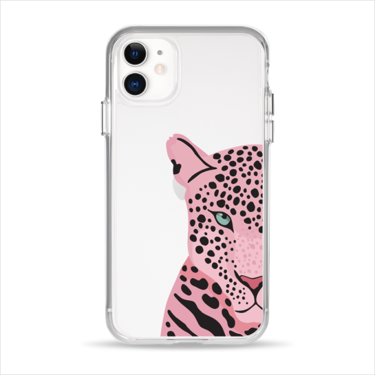 Чохол Pump Clear Case for iPhone 11 Tygr Rozheviy - ціна, характеристики, відгуки, розстрочка, фото 1