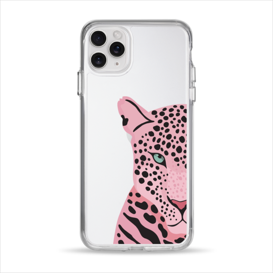 Чехол Pump Clear Case for iPhone 11 Pro Max Tygr Rozheviy - цена, характеристики, отзывы, рассрочка, фото 1