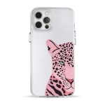 Чохол Pump Clear Case for iPhone 12 Pro Max Tygr Rozheviy