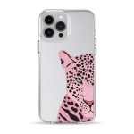 Чохол Pump Clear Case for iPhone 13 Pro Max Tygr Rozheviy