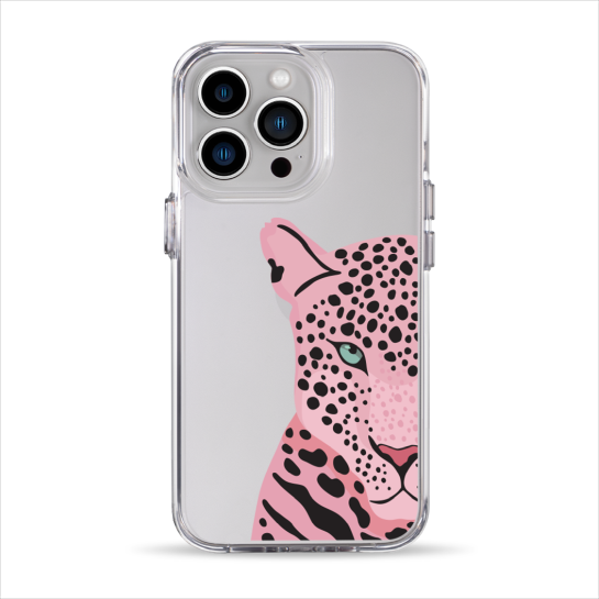 Чохол Pump Clear Case for iPhone 13 Pro Tygr Rozheviy - ціна, характеристики, відгуки, розстрочка, фото 1