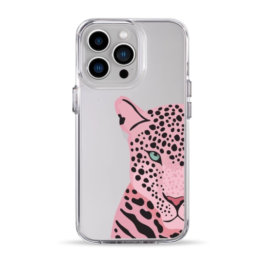 Чехол Pump Clear Case for iPhone 13 Pro Tygr Rozheviy