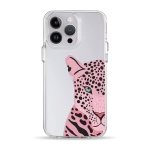 Чохол Pump Clear Case for iPhone 14 Pro Tygr Rozheviy