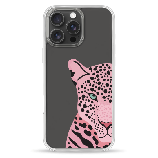 Чехол Pump Clear Case for iPhone 16 Pro Max Tygr Rozheviy - цена, характеристики, отзывы, рассрочка, фото 1