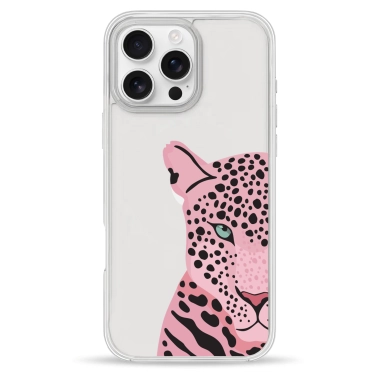 Чохол Pump Clear Case for iPhone 16 Pro Tygr Rozheviy - цена, характеристики, отзывы, рассрочка, фото 1