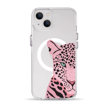 Чохол Pump Clear Case with MagSafe for iPhone 13 Tygr Rozheviy - цена, характеристики, отзывы, рассрочка, фото 1